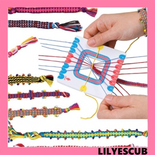 Lilyescub ชุดอุปกรณ์ทําสร้อยข้อมือ ของขวัญวันเกิด ของขวัญคริสต์มาส DIY สําหรับเด็กผู้หญิง 5-12 ปี