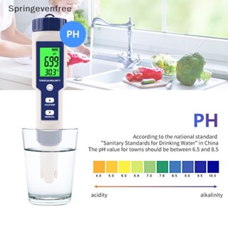 Spef เครื่องทดสอบคุณภาพน้ํา 5 In 1 TDS/EC/PH/Salinity/Temperature Meter Digital Test Pen สําหรับสระว่ายน้ํา ดื่มน้ํา ตู้ปลา พร้อมไฟแบ็คไลท์ FE