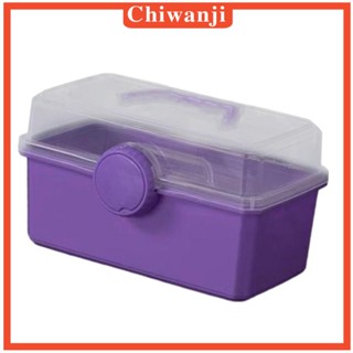 [Chiwanji] กล่องเก็บของ อเนกประสงค์ แบบพกพา พร้อมที่จับ แฮนด์เมด