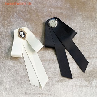Trwitr ใหม่ เข็มกลัดริบบิ้นโบว์ ติดปกเสื้อ สวยงาม สําหรับผู้หญิง TH