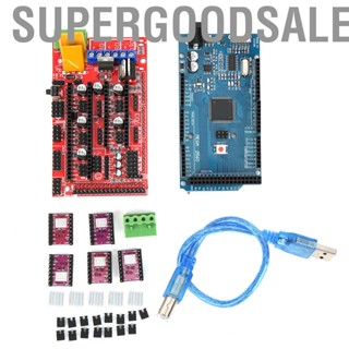 Supergoodsales 3D Printer Drive Kit  Including USB Cable RAMPS 1.4 Board 2560 R31 x For Mega 25605  Controller Printed Circuit