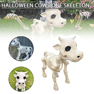 Halloween Cow Skeleton Cow Skull Decorations Outdoor Sculpture Decorative Prop