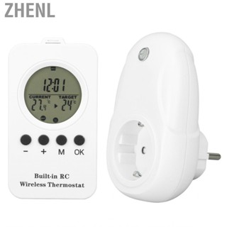 Zhenl Plug in Thermostat  Reliable High Accuracy Temperature Controller EU Plug220V ABS for Bedrooms