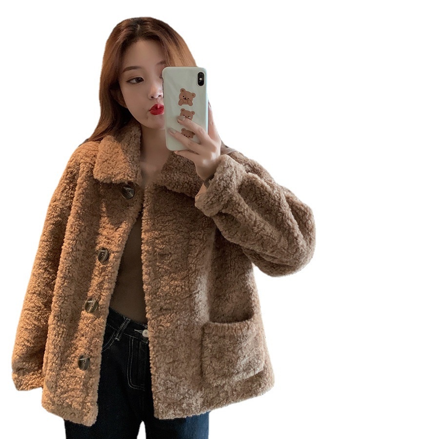 FASHION.61 เสื้อคลุมกันหนาวเเขนยาวผ้าบุสำลีนิ่มผู้หญิง รุ่น W9006