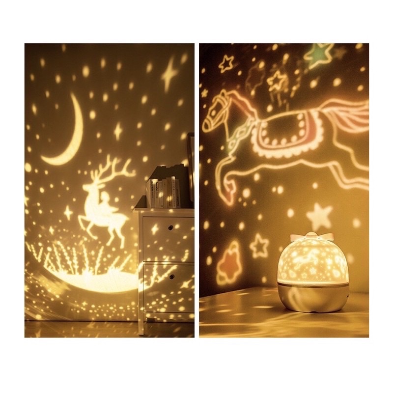 ▶พร้อมส่ง]◀โคมไฟดวงดาว โคมไฟดาว ท้องฟ้าจำลอง โคมไฟโปรเจคเตอร์ - รูปที่ 4