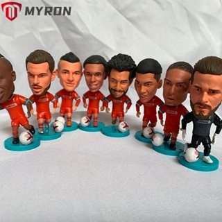 Myron FC Player ตุ๊กตาฟิกเกอร์ Salah น่ารัก ของขวัญสําหรับเด็ก