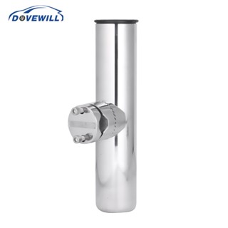 [Dovewill] แคลมป์หนีบคันเบ็ดตกปลา สเตนเลส 360° ชั้นวางเสา สําหรับ 3/4 นิ้ว ถึง 1 นิ้ว