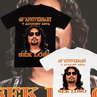 [COD] S-5XL ใหม่ เสื้อยืด 2023 SKE LOSO 49 th anniversary 7August 1974 เสื้อยืดแขนสั้นวงร็อกS-5XL