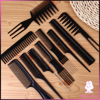 NKK หวีเซตผม ชุด10ชิ้น วัสดุพลาสติก สําหรับจัดแต่งทรงผม Styling comb