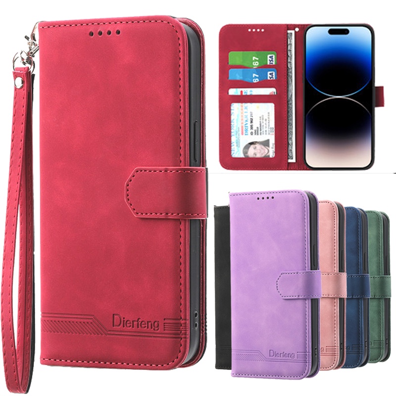 เคสโทรศัพท์มือถือหนัง แบบฝาพับ พร้อมช่องใส่บัตร ขาตั้งวาง สําหรับ Samsung Galaxy A15 A15 A05 A05S A25 5G A 15 05 A15