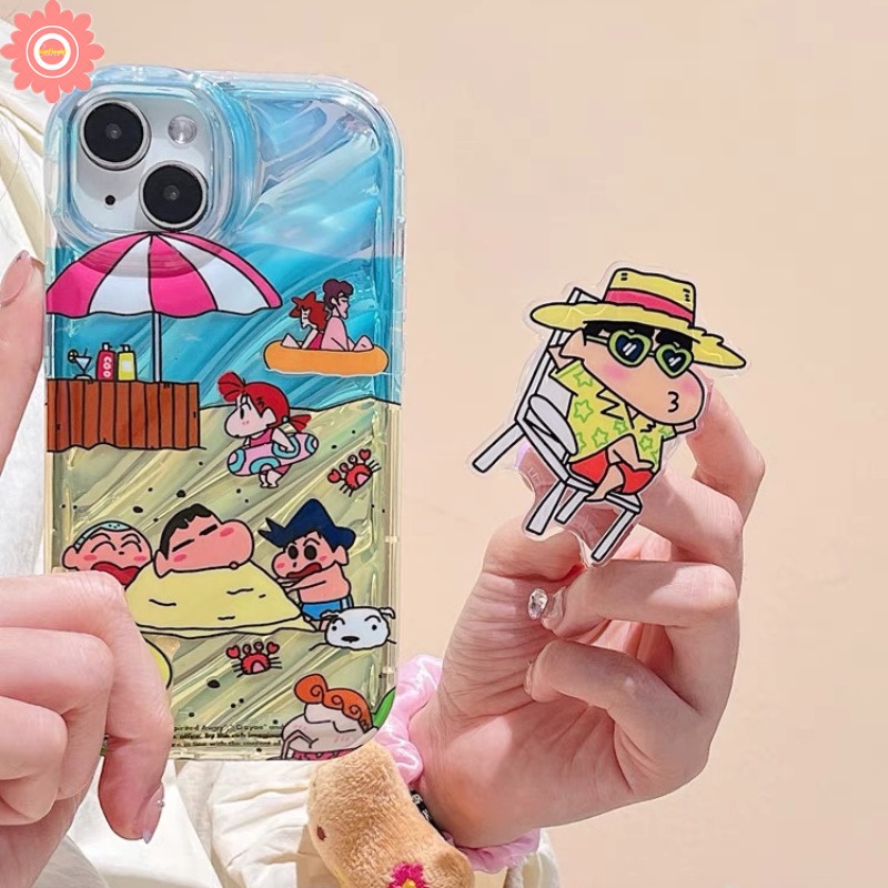 เคสโทรศัพท์มือถือ แบบนิ่ม ลายการ์ตูนชินจัง มีป็อบอัพ สําหรับ IPhone 11 14 15 13 12 Pro MAX 7Plus XR XS X MAX 15 7 8 6S 6 Plus SE 2020