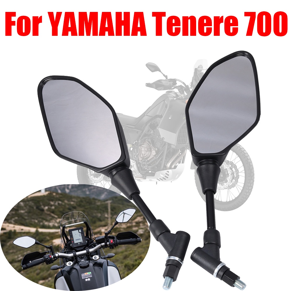 สําหรับ YAMAHA Tenere 700 XTZ XTZ700 XTZ690 T7 T700 XT700Z อุปกรณ์เสริมกระจกมองหลังกระจกมองข้างกระจก