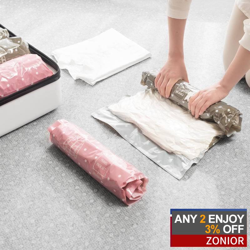 กระเป๋าสูญญากาศ สําหรับจัดเก็บเสื้อผ้า เสื้อกันหนาว กระเป๋าเดินทาง