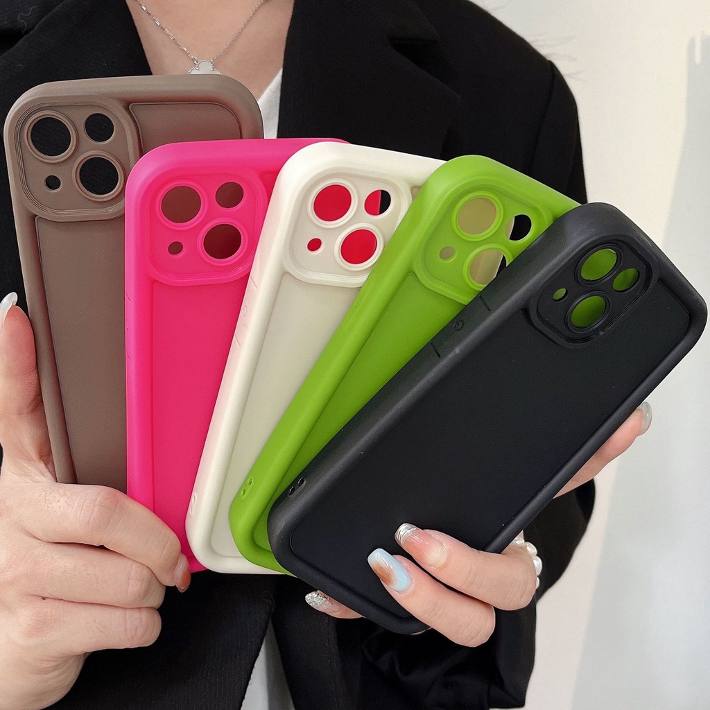เคส iPhone เคสโทรศัพท์มือถือ Tpu นิ่ม เรืองแสง สีแคนดี้ For IPhone 11 13 17 16 14 12 15 Pro MAX XR XS MAX 7 6 8 Plus