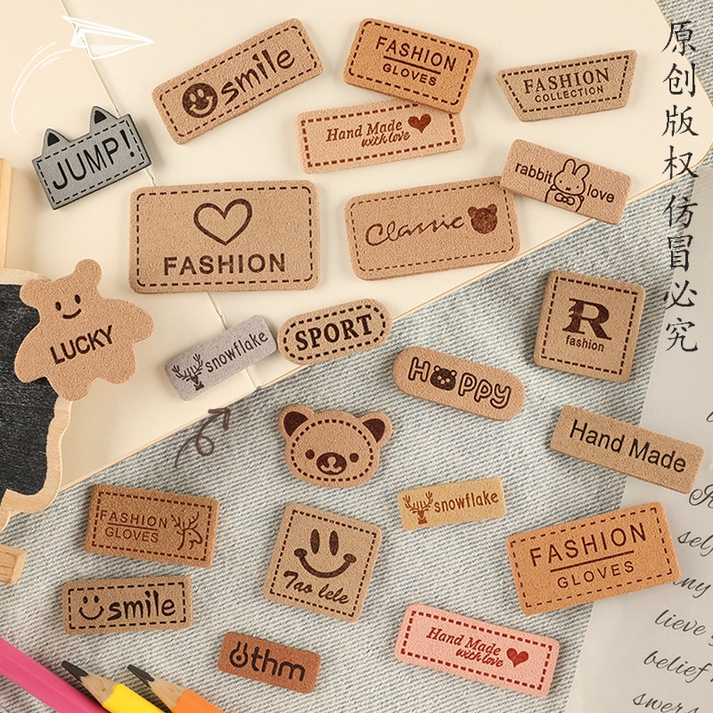 แผ่นแพทช์สติกเกอร์ ปักลายภาษาอังกฤษ DIY สําหรับติดตกแต่งเสื้อผ้า