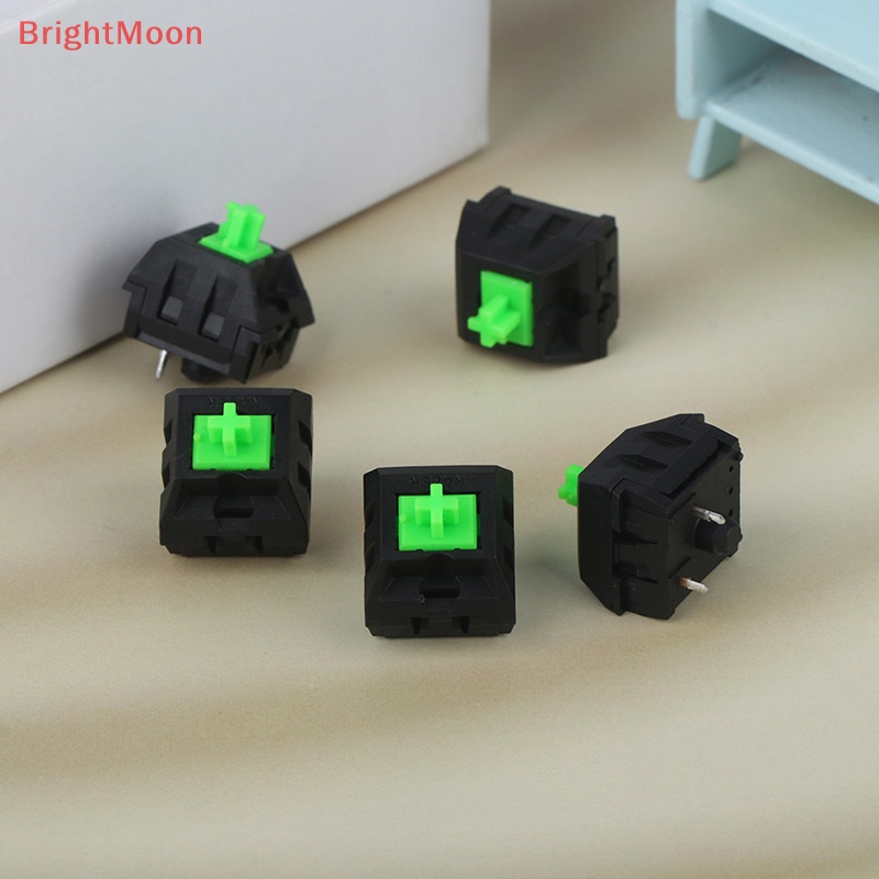 Brightmoon สวิตช์ RGB สีเขียว สําหรับคีย์บอร์ดเกมมิ่ง Razer blackwidow Chroma