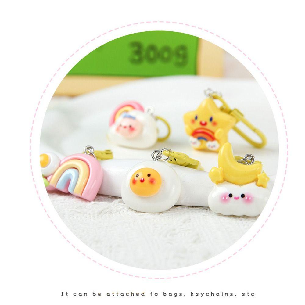 มาสเมตโต จี้ห้อยกระเป๋า พวงกุญแจน่ารัก ออกแบบดวงจันทร์และดาว ของขวัญสำหรับแฟน - รูปที่ 4