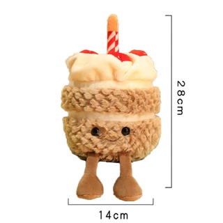 พร้อมส่ง ตุ๊กตา ตุ๊กตาเค้กวันเกิดจำลอง น่ารัก สร้างสรรค์ ของขวัญวันเกิด สําหรับเด็ก
