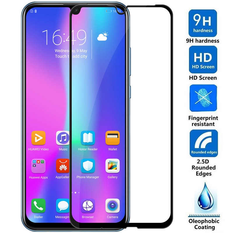 OPPO A57 4G A77S A17 A17K A16 A15 A15S กระจกนิรภัย 9H ครอบคลุมเต็มรูปแบบ กาวเต็มรูปแบบ ป้องกันการระเบิด ฟิล์มแข็ง HD ใส ป้องกันหน้าจอ