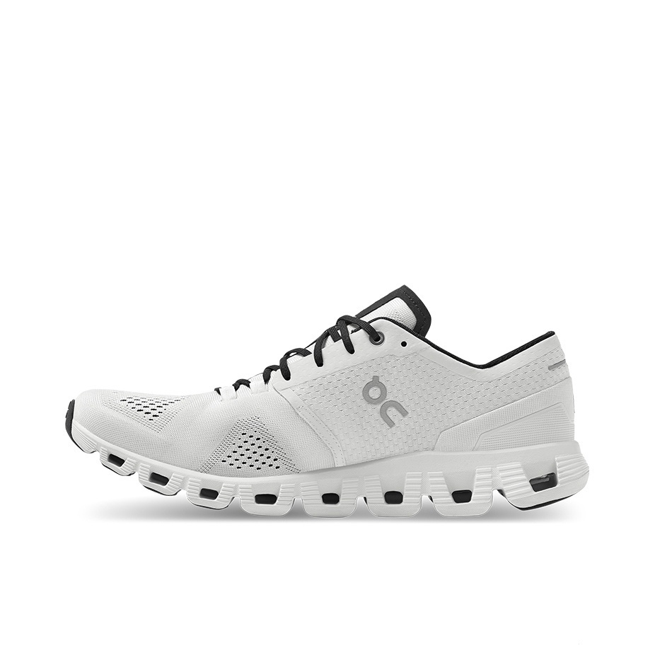 [มีในสต็อก] ON Cloud X 3 lowwear-resistant Breathable Men's and Women's Sports Running Shoes รองเท้าลำลอง/สีขาว