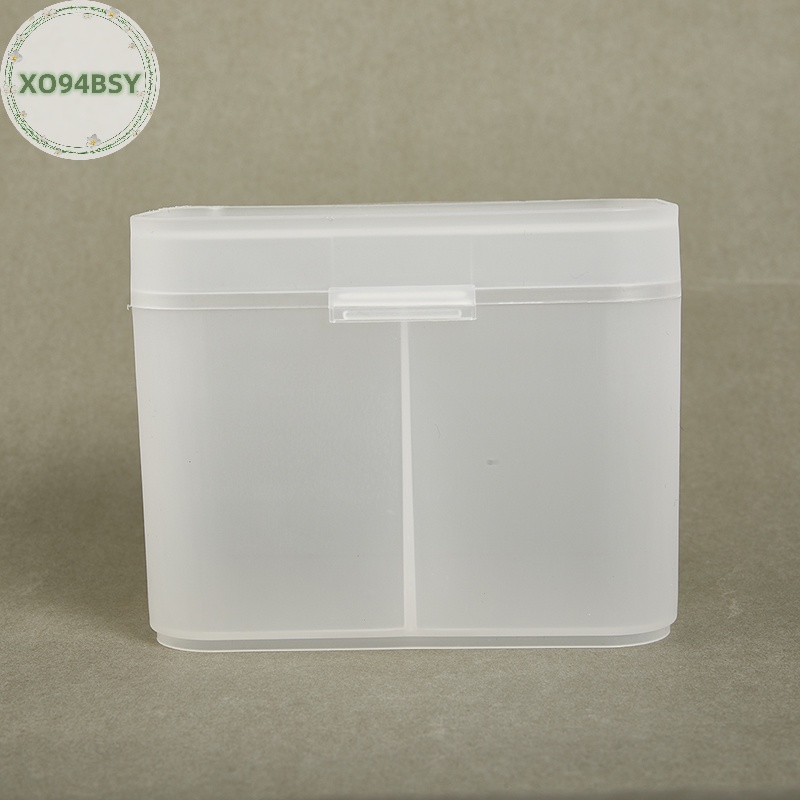 XO94BSY สําลีเช็ดเล็บแปรงแต่งหน้ากล่องเก็บของ Double-Compartment VN