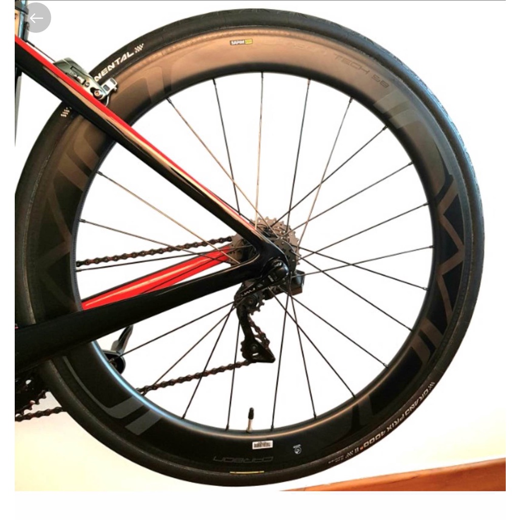 Irwin ICW-58C ล้อเสือหมอบริมเบรค คาร์บอน รองรับ Tubeless สูง 58 ซี่แอโร่ Sapim cx-ray ดุมเซรามิก โม่