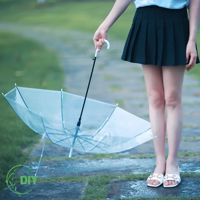 ☂พร้อมส่ง☂ลดกระหน่ำ!! Umbrella เนื้อร่มโปร่งแสง กันuv สีสันสดใส ร่มแฟชั่น ถูกมีหลายสีให้เลือก กันuv สีสันสดใส