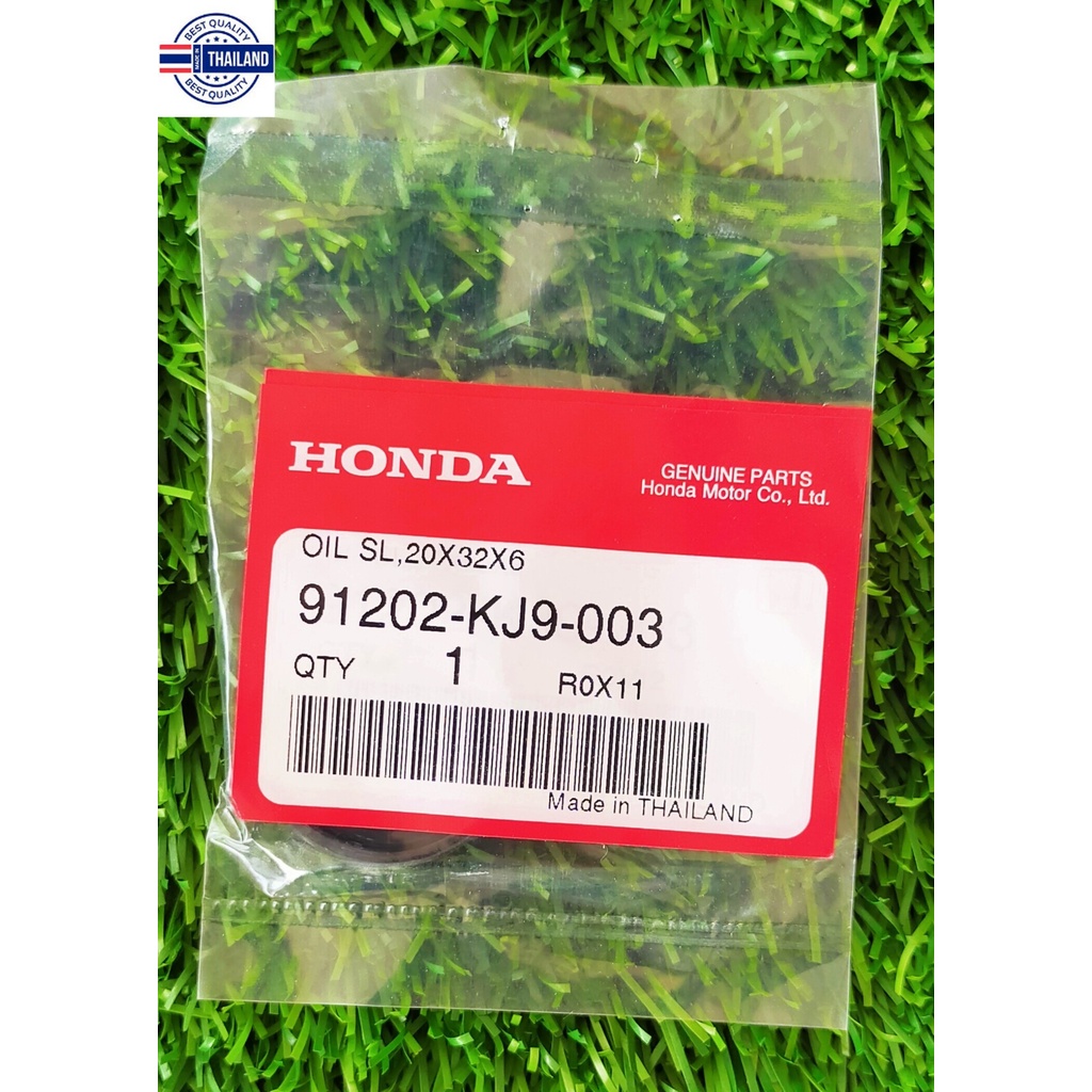 91202-KJ9-003 ซีลกันน้ำมัน, 20x32x6 Honda แท้ศูนย์
