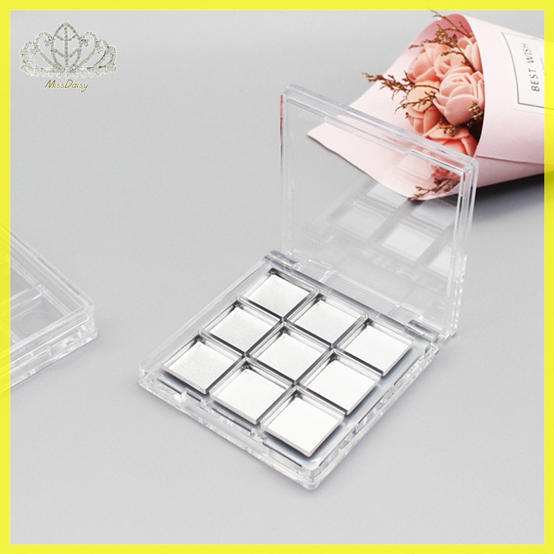 9 กริด Palette Eye แต่งหน้ากล่องเก็บที่ว่างเปล่าอายแชโดว์จาน DIY อายแชโดว์ TH