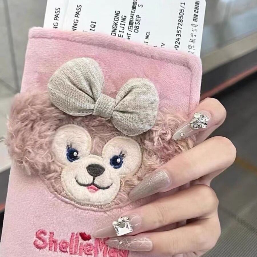 2023 ที่ใส่หนังสือเดินทางสไตล์ใหม่ Ling Naer Duffy Shirley Rose Passport Protective Case Document Bag Card Holder