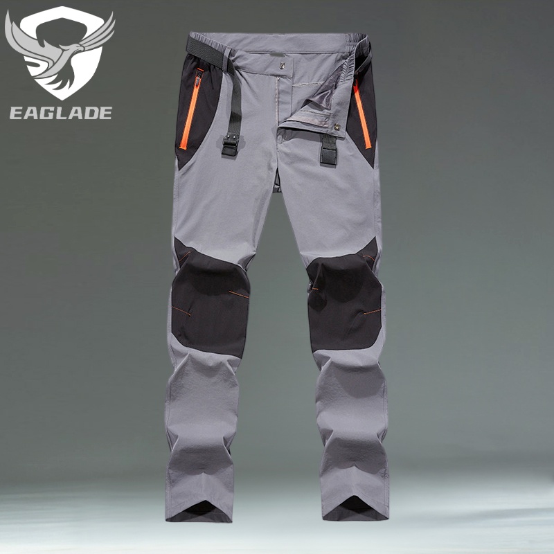 Eaglade กางเกงยุทธวิธี คาร์โก้ เดินป่า ขี่จักรยาน ตกปลา สําหรับผู้ชาย YGB6833 สีเทา