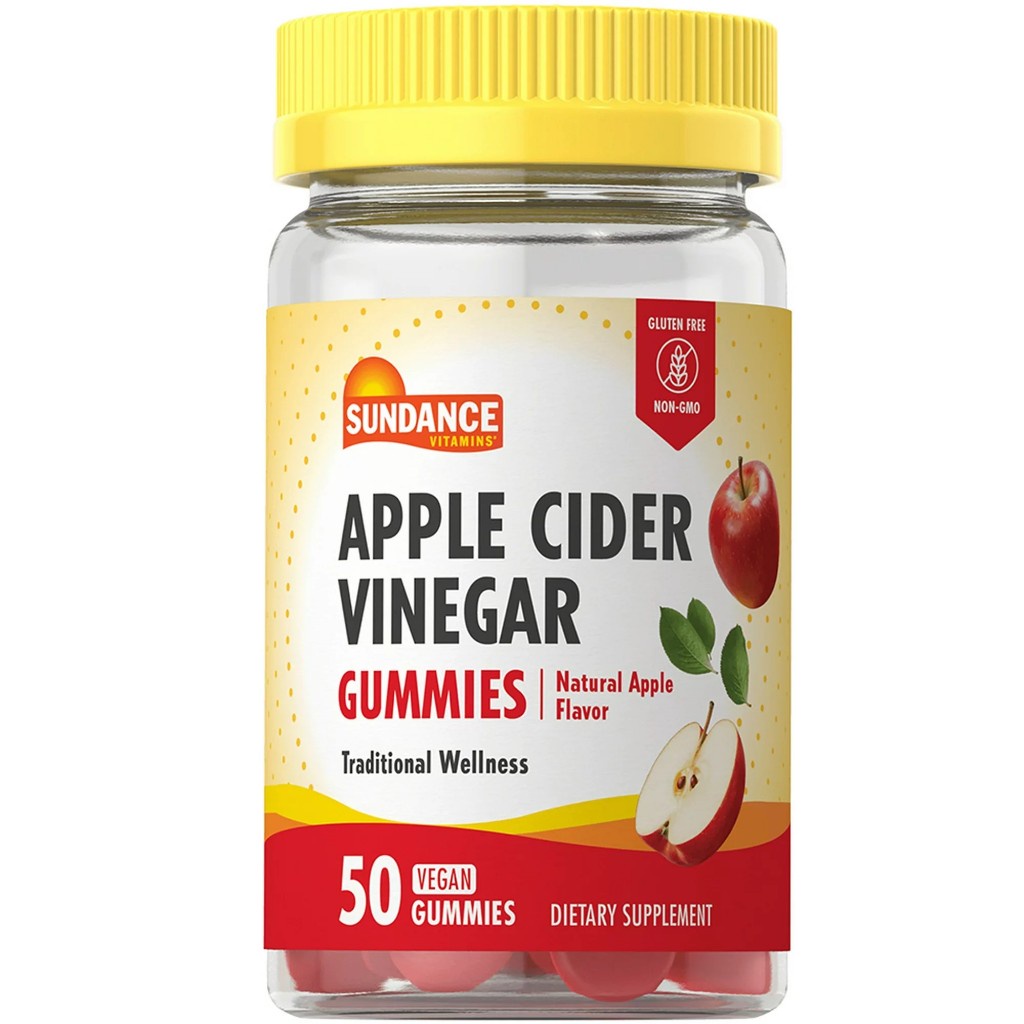 Exp.02/2024🍎 Apple Cider Vinegar 400 mg. Gummies (50กัมมี่) กัมมี่แอปเปิ้ลไซเดอร์