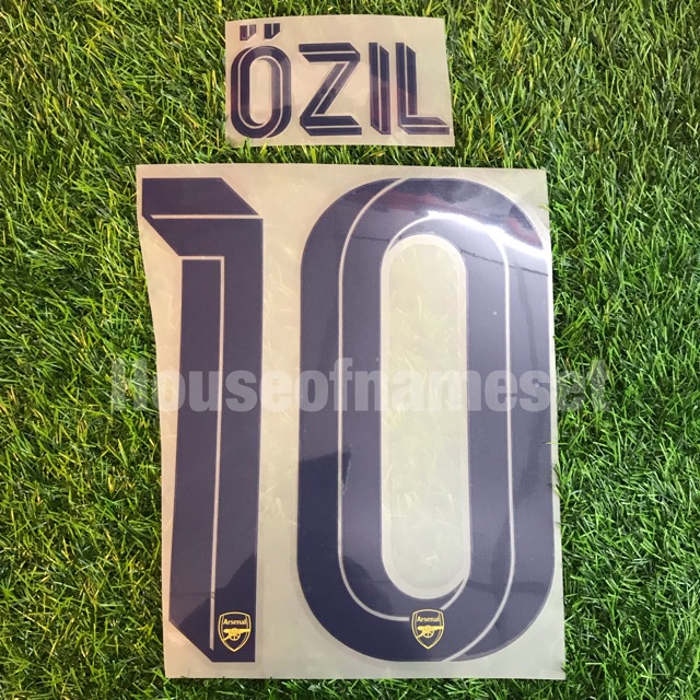 Ozil 10 arsenal away ชื่อชุดแบบกําหนดเอง nns 19/20