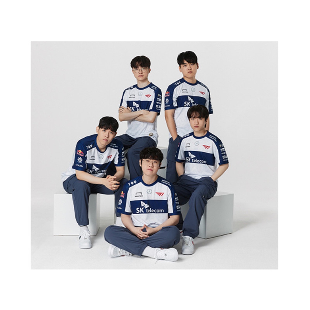 2023 T1 MSI Uniform Jersey, ล ่ าสุด " KERIA เสื ้ อเชิ ้ ตผู ้ ชายและผู ้ หญิง FAKER เสื ้ อเชิ ้ ตชุดสีน ้ ําเงินเดียวกัน League of Legends Game T1 Club World Championship เสื ้ อยืด,ฤดูร ้ อนใหม ่ เสื ้ อลําลองแฟชั ่ นผู ้ ชาย