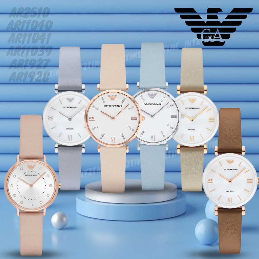 HITZTIME นาฬิกา Emporio Armani OWA347 นาฬิกาข้อมือผู้หญิง นาฬิกาผู้ชาย แบรนด์เนม Brand Armani Watch AR11041