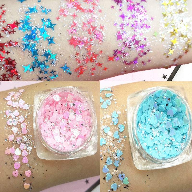เลื่อมเจล มีกาวในตัว สําหรับทําเครื่องประดับ การแสดงบนเวที DIY