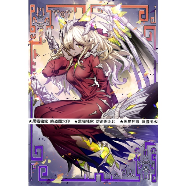 Yu-Gi-Oh Card Sleeves Mai Valentine Design PTCG Card Protectors Card Sleeves สําหรับ 63x90 มม.