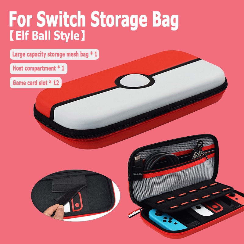 กระเป๋าเก็บของ แบบแข็ง ขนาดพกพา สําหรับ Nintendo Switch Pokemon OLED Lite
