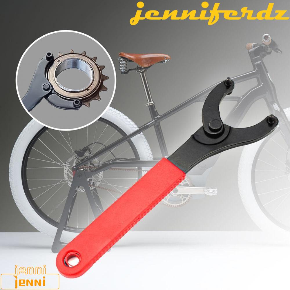 JENNIFERDZ ประแจจักรยาน Fixed-Gear Freewheel จักรยานด้านล่างโซ่ล้อเครื่องมือกําจัดเครื่องมือติดตั้งเ