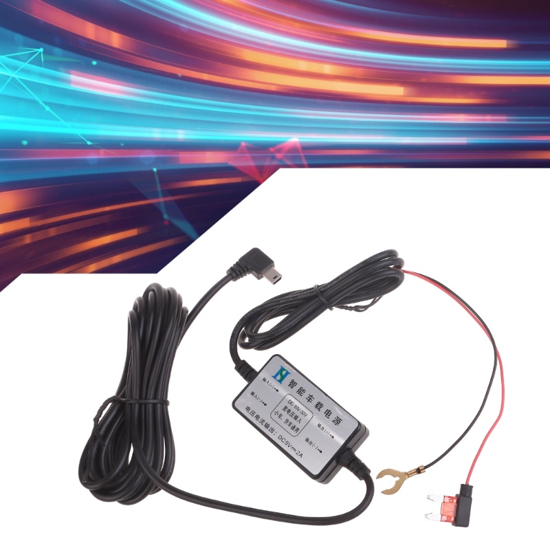 WU 3 4M 11Ft รถกล้อง DVR สายไฟอะแดปเตอร์ชาร์จสําหรับ DashCam เอาต์พุต 5V 2A Mini USB แหล่งจ่ายไฟ - รูปที่ 6