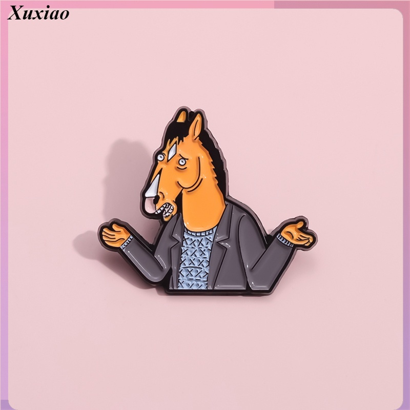 เข็มกลัด รูปการ์ตูน Horseman Bojack Enamel ของขวัญสําหรับเพื่อน