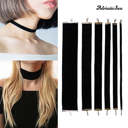 [COD] เครื่องประดับ สร้อยคอโชคเกอร์ ผ้ากํามะหยี่ สีดํา เหมาะกับของขวัญคริสต์มาส แบบเรียบง่าย สไตล์โกธิค สําหรับผู้หญิง