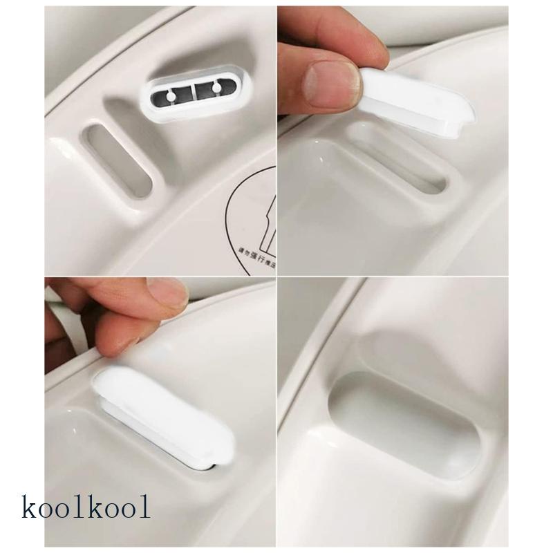 Kool ปลั๊กกันชนที่นั่งชักโครก 8 ห่วง และ 4 ฝา 12 ชิ้น