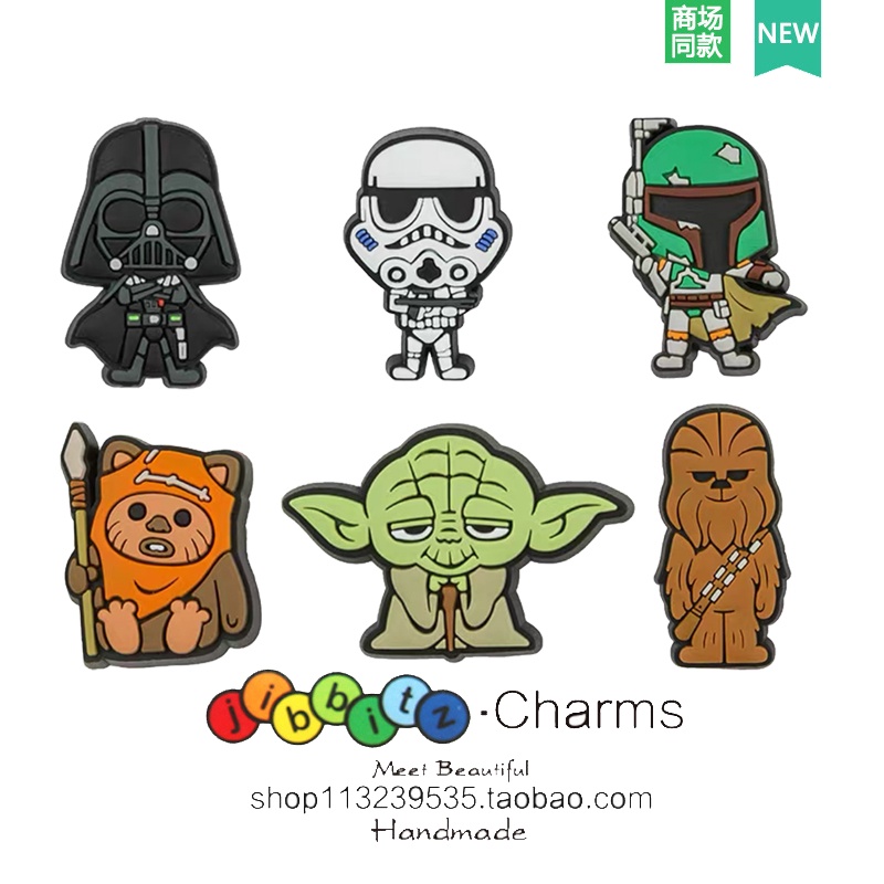jibbitz crocs Star Wars jibbitz set crocs jibbitz jibbitz crocs เกาหลี jibbitz crocs ของแทั