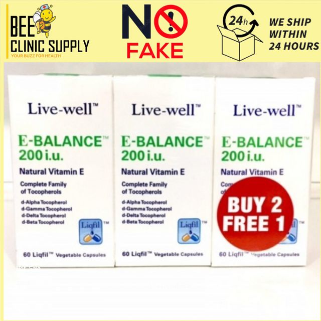 Live-weli E-Balance 200 iu 60s X3
