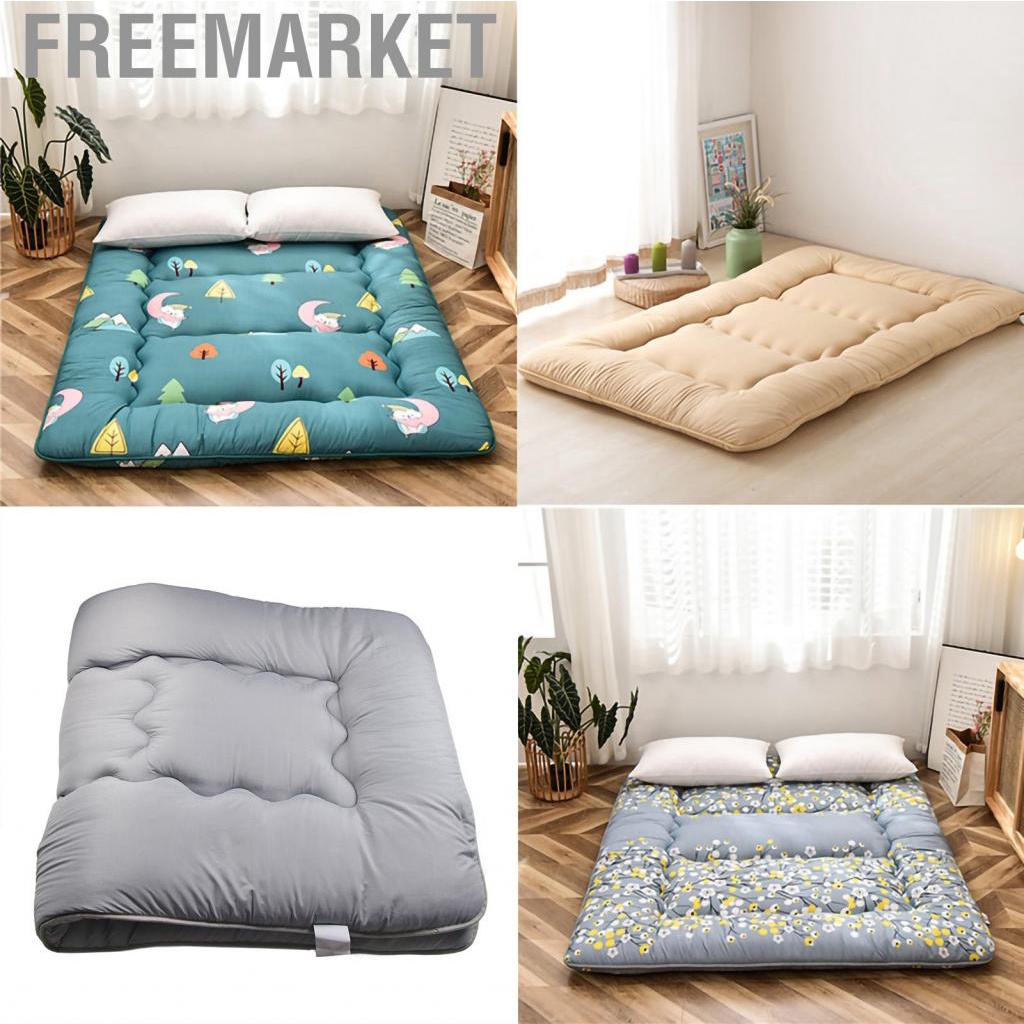 Freemarket 0.9x2m Japanese Floor Mattress Foldable Tatami Sleeping Mat 10cm Thick for Bed Travel Camping Yoga