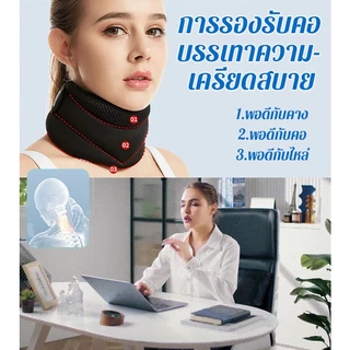 【HOT SALE】ที่พยุงคอแก้นอนกรนระบายอากาศปรับได้