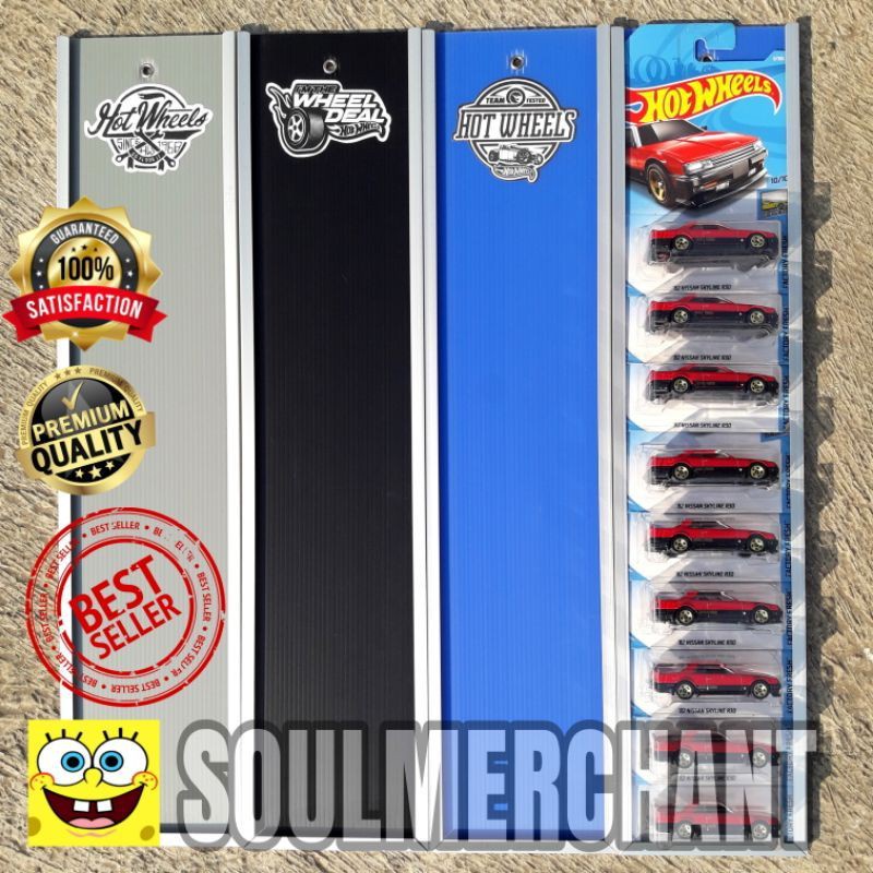 HOTWHEELS MATCHBOX DISPLAY BLISTER REGULAR RACK 50 CM LENGTH HOT WHEELS ORIGINAL