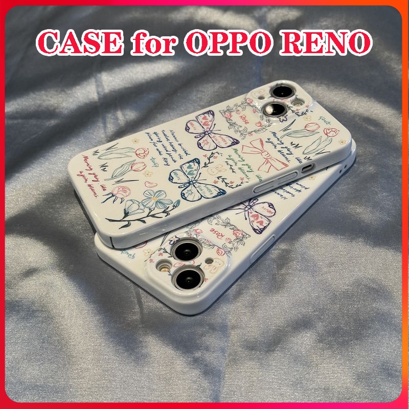 เคสโทรศัพท์มือถือแบบแข็ง สําหรับ OPPO Reno10 Pro Pro+ Plus 8 Z 8T 8Z 7 Lite 7Z 5 5F 5Z 4Z 4 SE 4F 3 2 2F Reno10 Reno8T Reno7 Reno6 Reno5 Reno4 Reno3 Reno2 Reno8 T Pro Reno7 Z 4G 5G เคสโทรศัพท์น่ารัก
