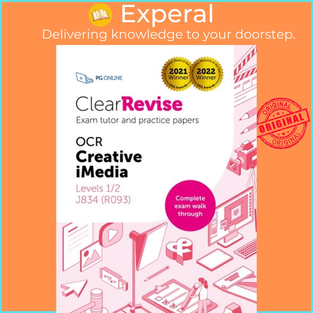 ClearRevise Exam Tutor OCR iMedia J834 โดย PG Online (ฉบับสหราชอาณาจักรปกอ่อน)